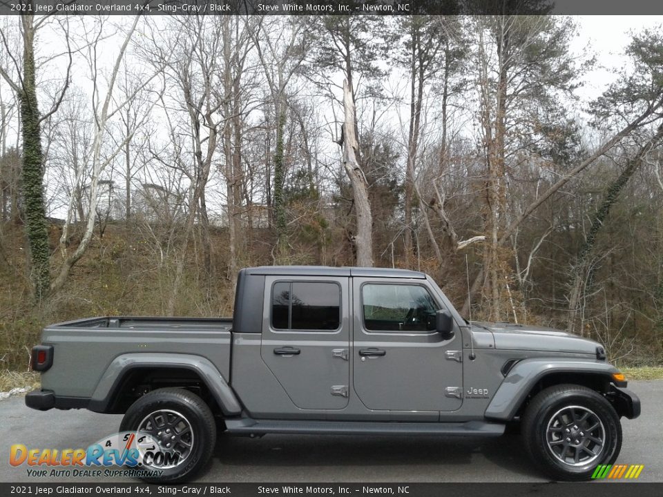 2021 Jeep Gladiator Overland 4x4 Sting-Gray / Black Photo #5