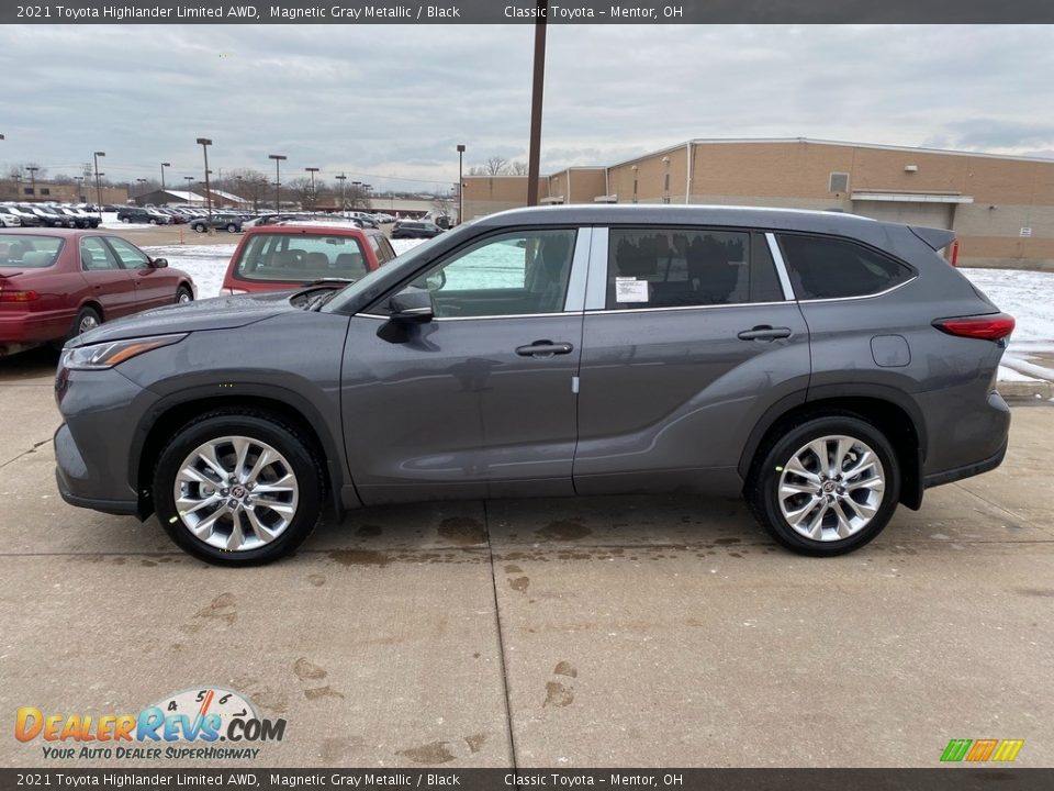 2021 Toyota Highlander Limited AWD Magnetic Gray Metallic / Black Photo #1