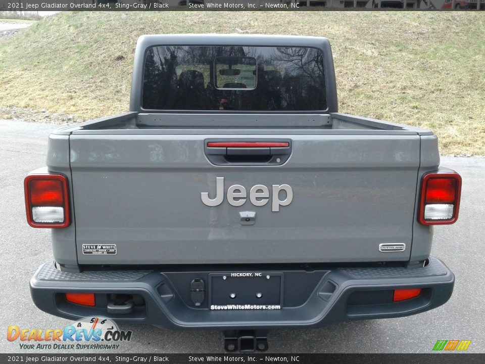 2021 Jeep Gladiator Overland 4x4 Sting-Gray / Black Photo #7