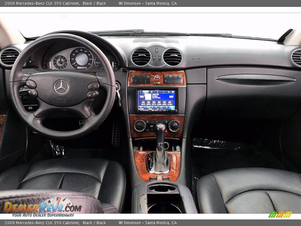 2009 Mercedes-Benz CLK 350 Cabriolet Black / Black Photo #15