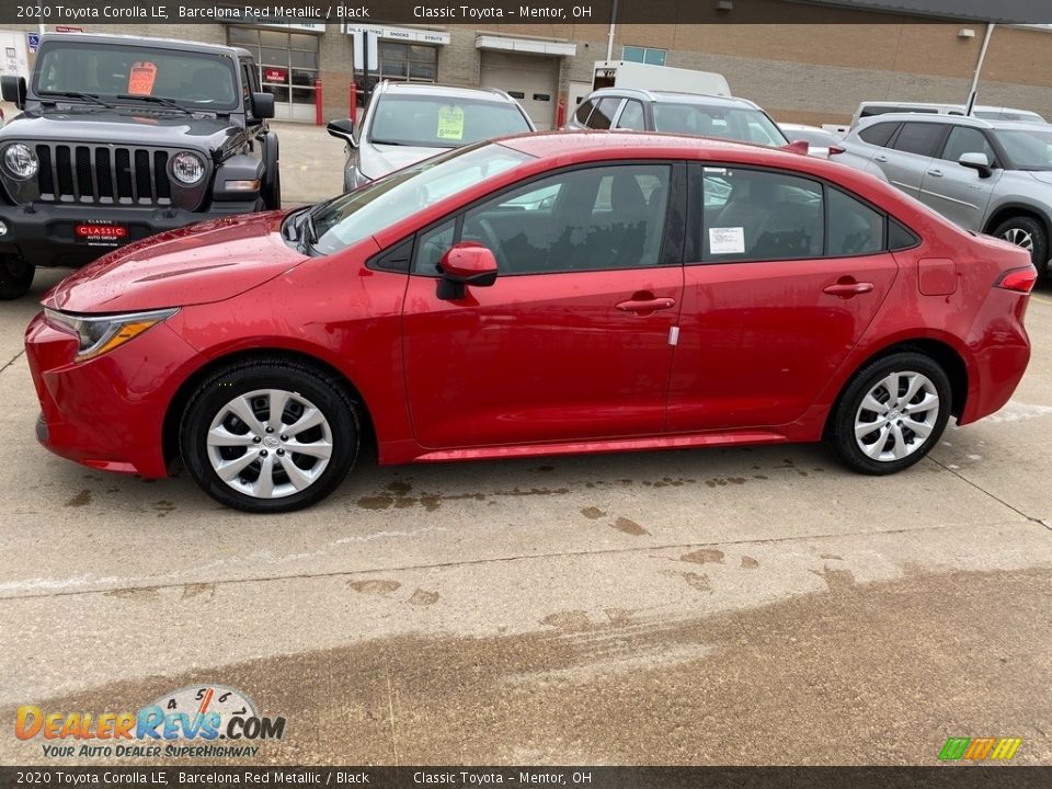 2020 Toyota Corolla LE Barcelona Red Metallic / Black Photo #1