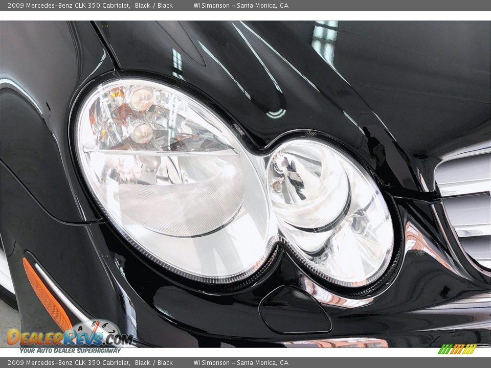 2009 Mercedes-Benz CLK 350 Cabriolet Black / Black Photo #28