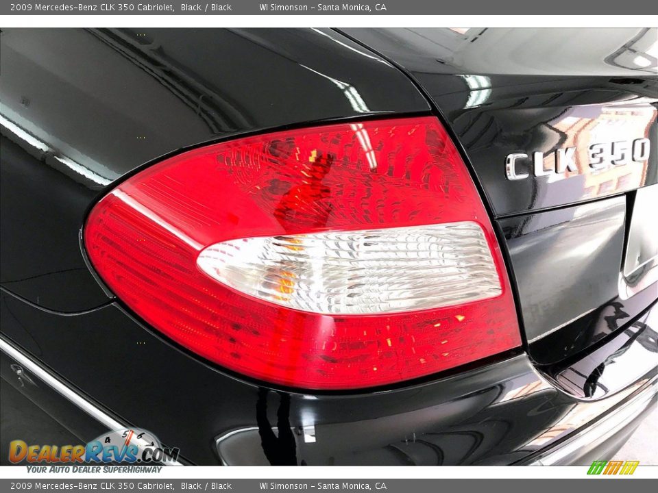 2009 Mercedes-Benz CLK 350 Cabriolet Black / Black Photo #29