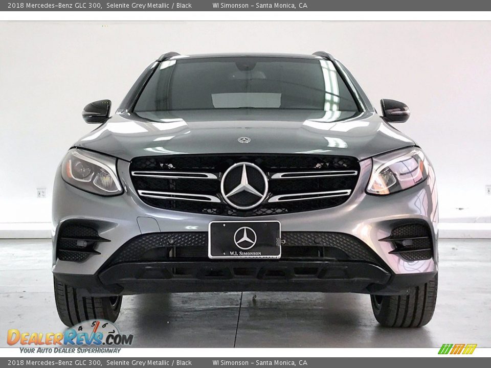 2018 Mercedes-Benz GLC 300 Selenite Grey Metallic / Black Photo #2