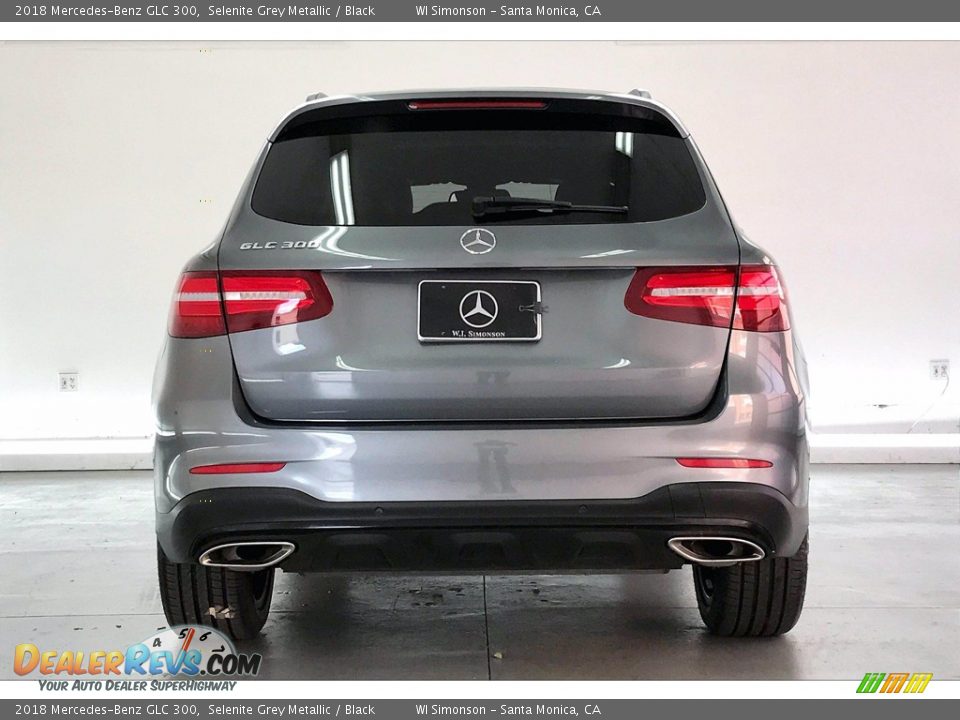 2018 Mercedes-Benz GLC 300 Selenite Grey Metallic / Black Photo #3