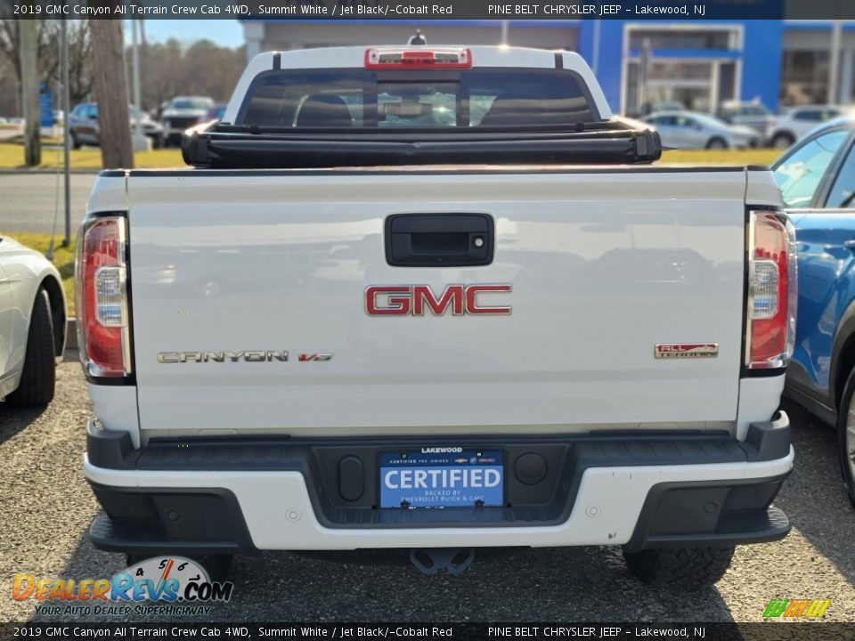 2019 GMC Canyon All Terrain Crew Cab 4WD Summit White / Jet Black/­Cobalt Red Photo #3