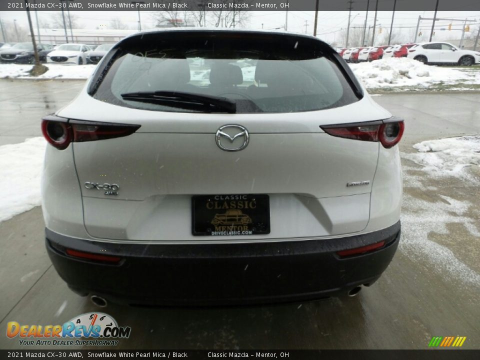 2021 Mazda CX-30 AWD Snowflake White Pearl Mica / Black Photo #2