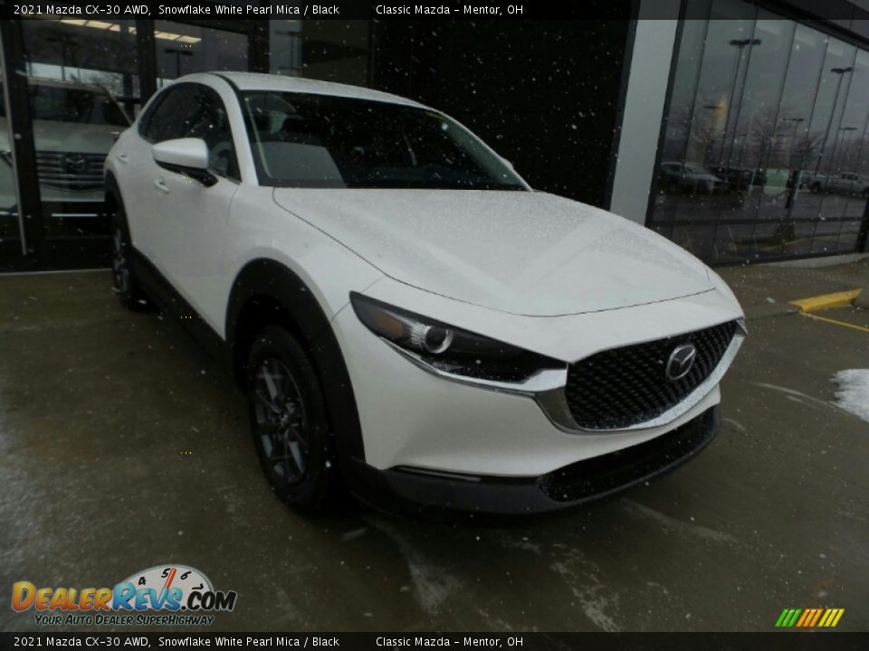 2021 Mazda CX-30 AWD Snowflake White Pearl Mica / Black Photo #3