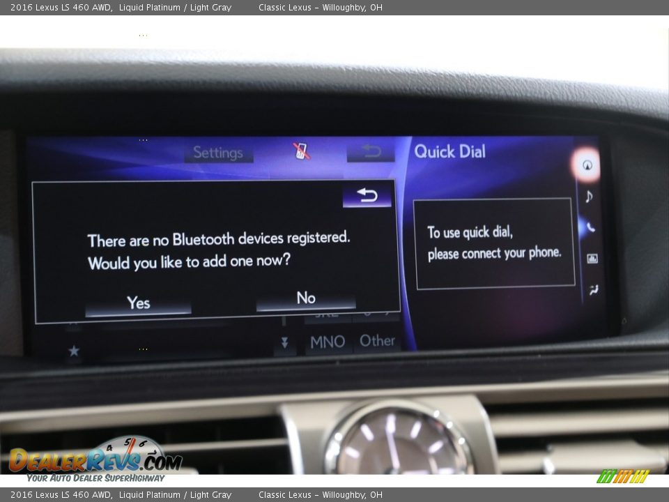 Controls of 2016 Lexus LS 460 AWD Photo #13