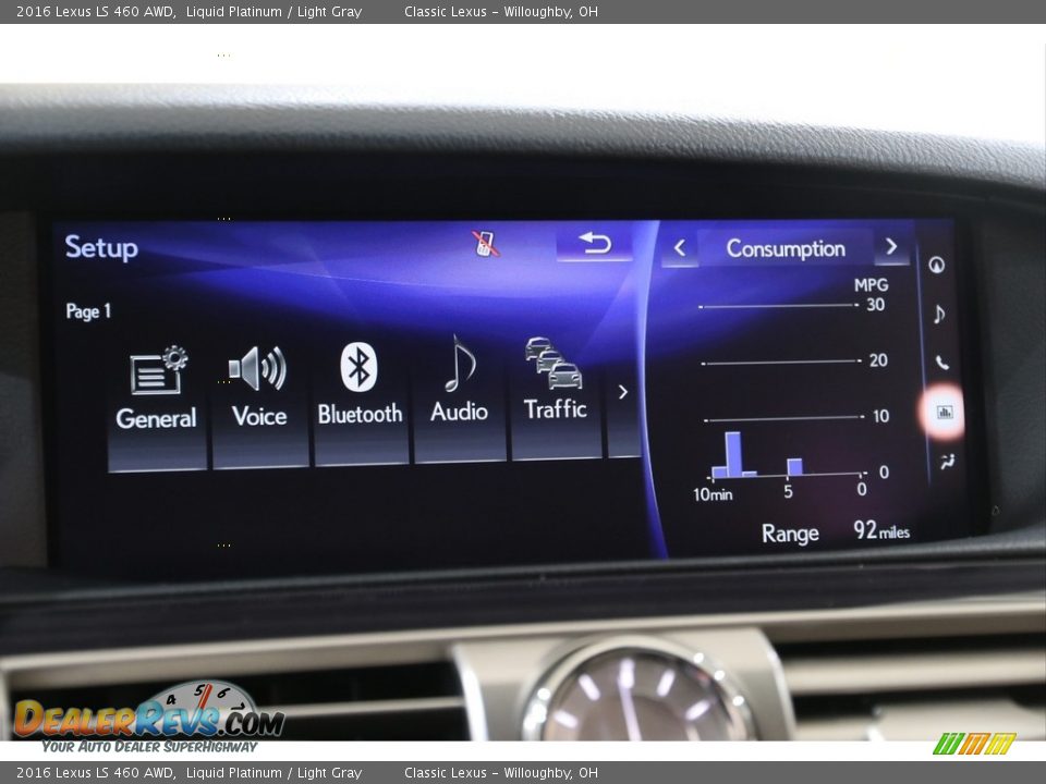 Controls of 2016 Lexus LS 460 AWD Photo #14