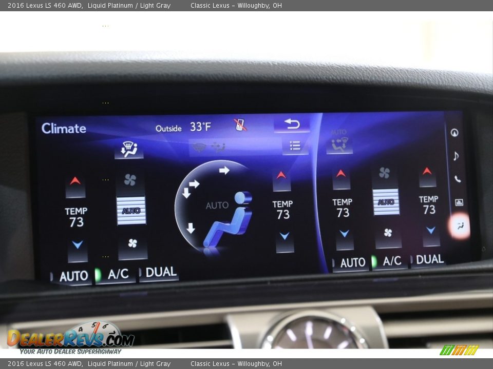 Controls of 2016 Lexus LS 460 AWD Photo #15