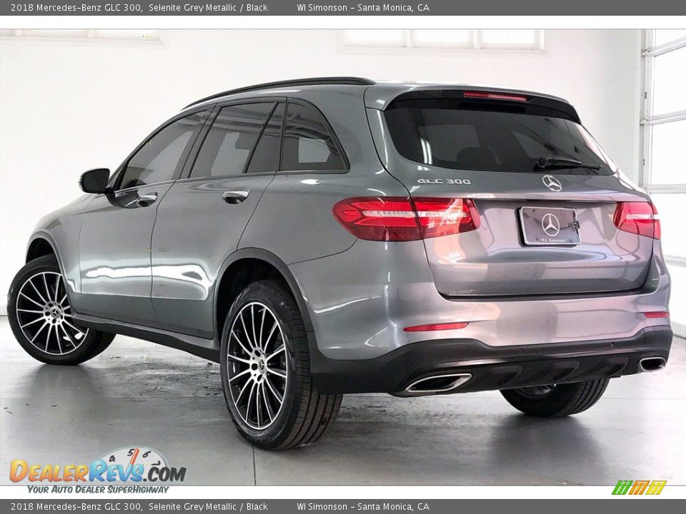 2018 Mercedes-Benz GLC 300 Selenite Grey Metallic / Black Photo #10