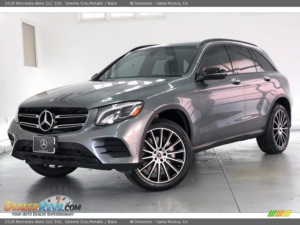 2018 Mercedes-Benz GLC 300 Selenite Grey Metallic / Black Photo #12