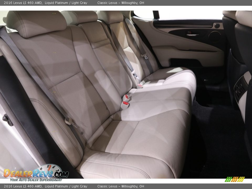 Rear Seat of 2016 Lexus LS 460 AWD Photo #22