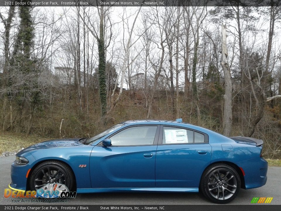 2021 Dodge Charger Scat Pack Frostbite / Black Photo #1