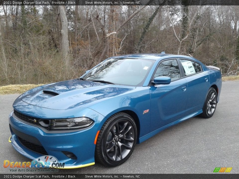 2021 Dodge Charger Scat Pack Frostbite / Black Photo #2