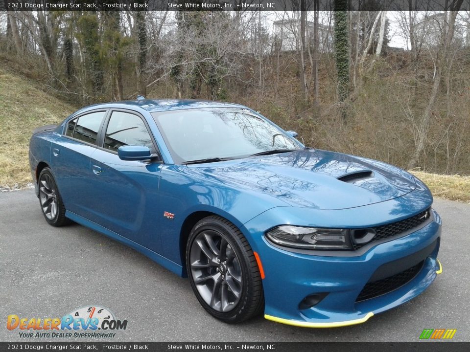 2021 Dodge Charger Scat Pack Frostbite / Black Photo #4