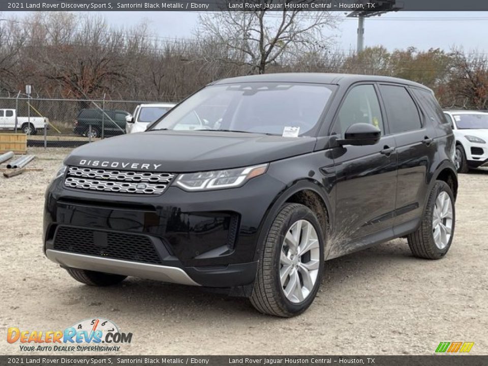 2021 Land Rover Discovery Sport S Santorini Black Metallic / Ebony Photo #2