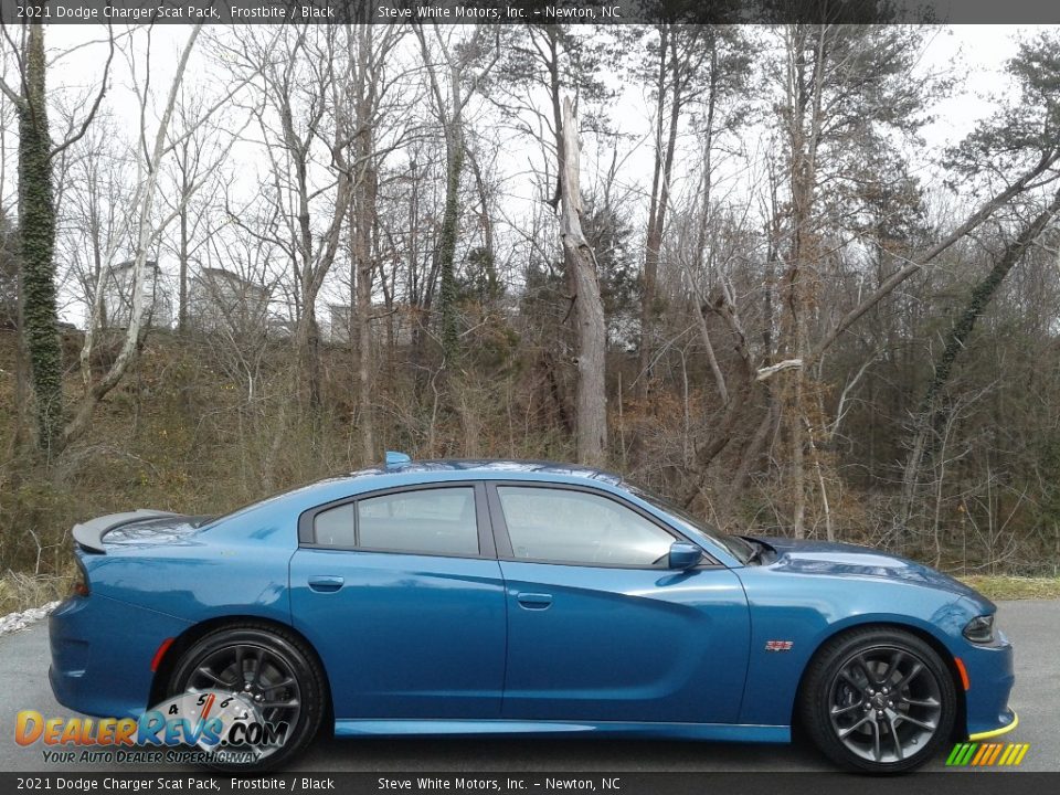 2021 Dodge Charger Scat Pack Frostbite / Black Photo #5