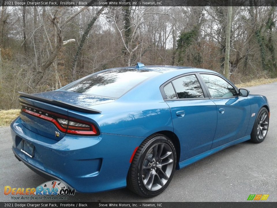 2021 Dodge Charger Scat Pack Frostbite / Black Photo #6