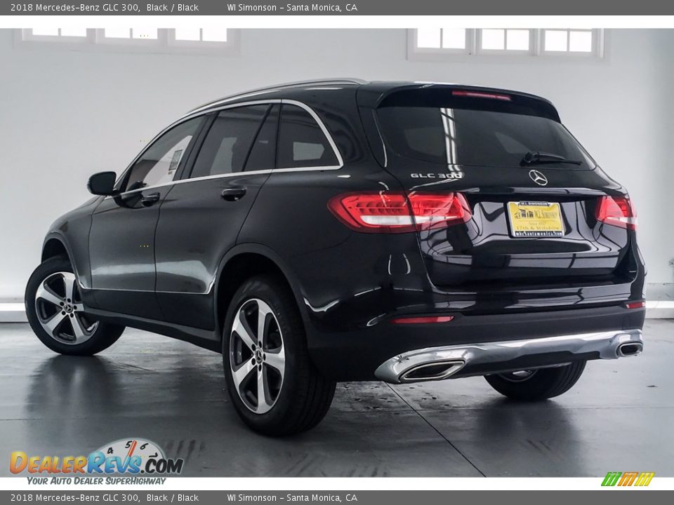 2018 Mercedes-Benz GLC 300 Black / Black Photo #3