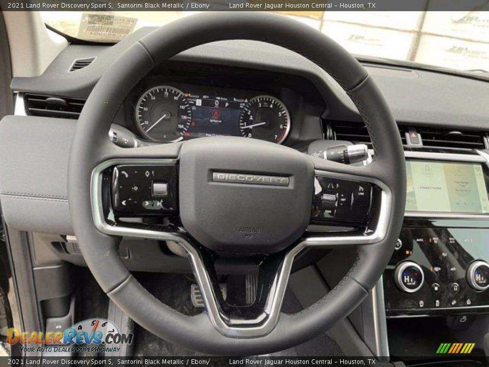 2021 Land Rover Discovery Sport S Santorini Black Metallic / Ebony Photo #14