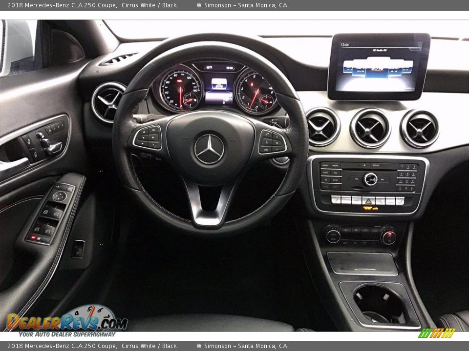 2018 Mercedes-Benz CLA 250 Coupe Cirrus White / Black Photo #4