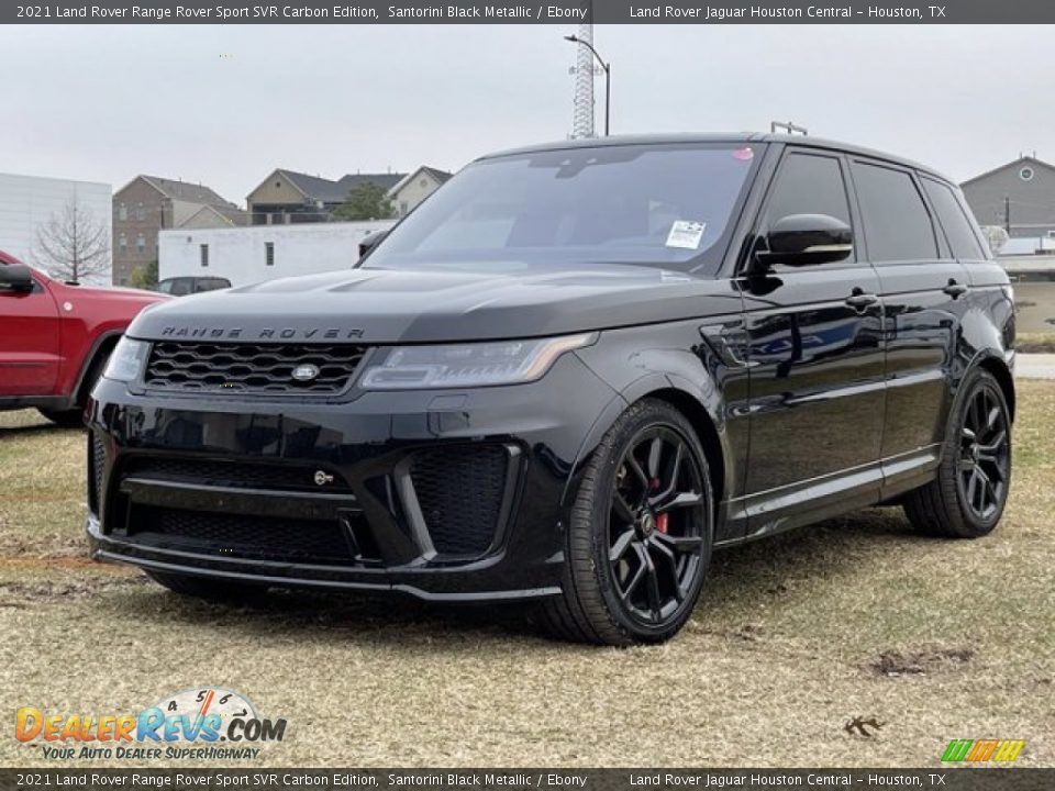 Front 3/4 View of 2021 Land Rover Range Rover Sport SVR Carbon Edition Photo #2