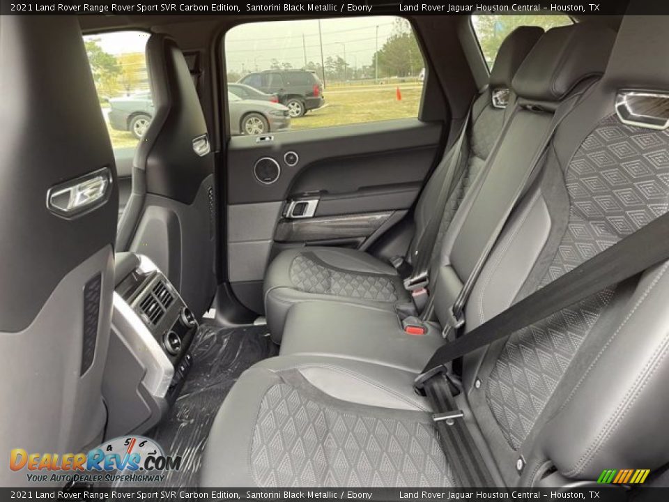 Rear Seat of 2021 Land Rover Range Rover Sport SVR Carbon Edition Photo #6