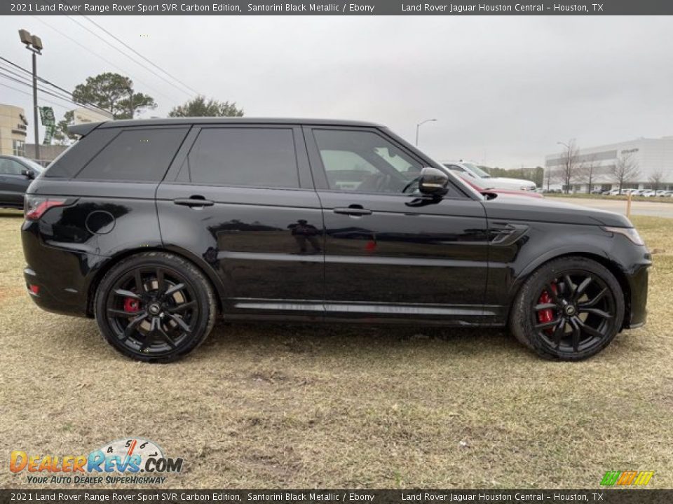 Santorini Black Metallic 2021 Land Rover Range Rover Sport SVR Carbon Edition Photo #8