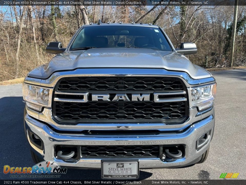 2021 Ram 4500 Tradesman Crew Cab 4x4 Chassis Billet Silver Metallic / Diesel Gray/Black Photo #3