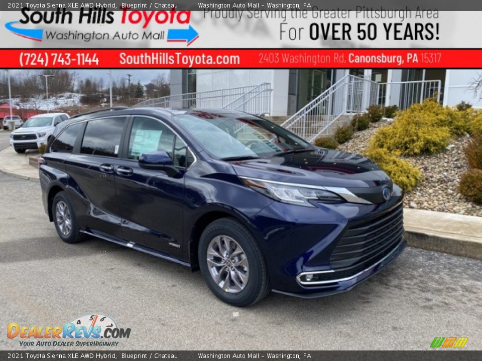 2021 Toyota Sienna XLE AWD Hybrid Blueprint / Chateau Photo #1