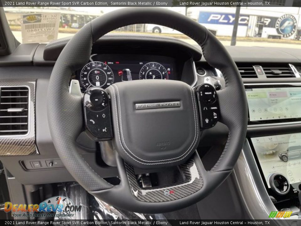 2021 Land Rover Range Rover Sport SVR Carbon Edition Steering Wheel Photo #23