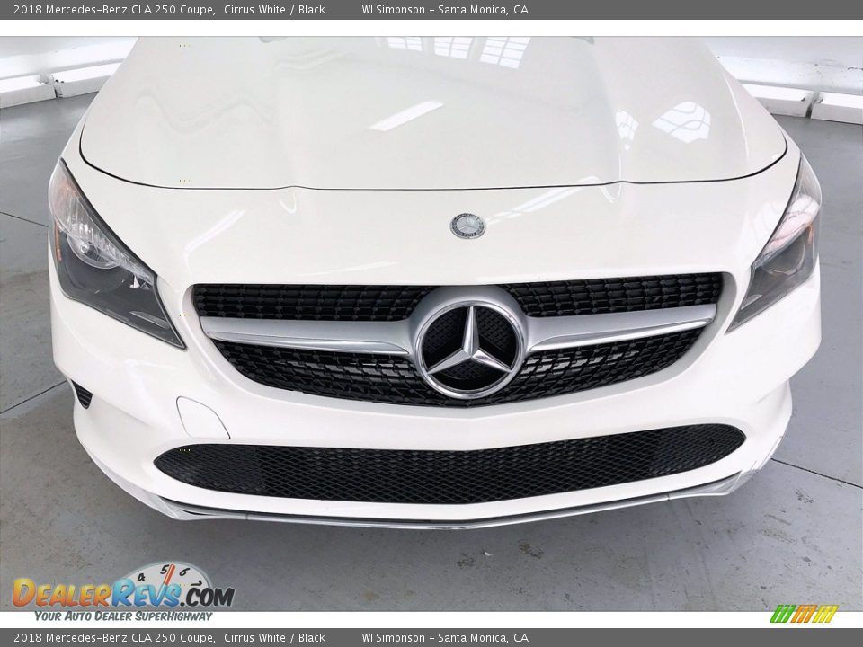 2018 Mercedes-Benz CLA 250 Coupe Cirrus White / Black Photo #30