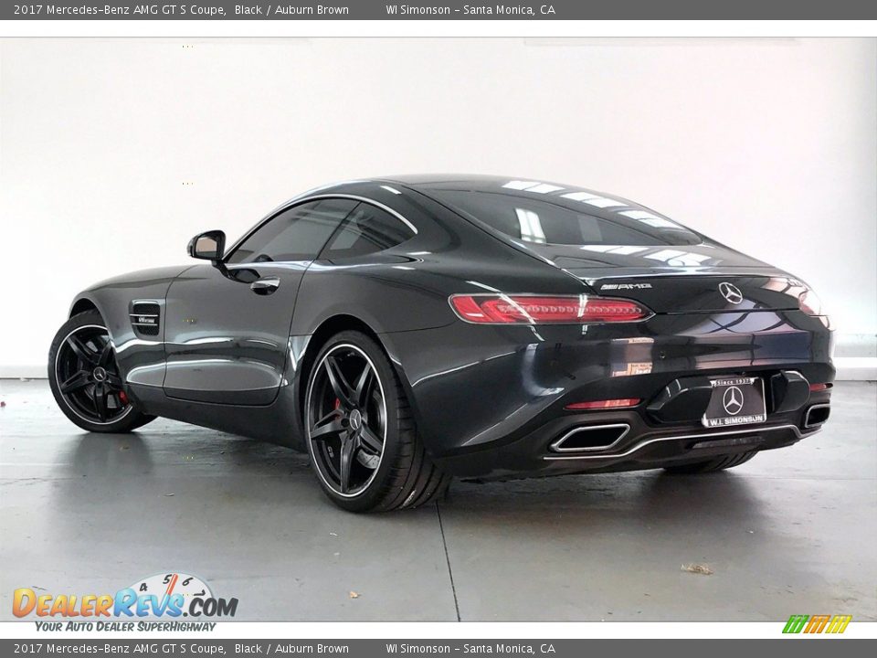 2017 Mercedes-Benz AMG GT S Coupe Black / Auburn Brown Photo #9