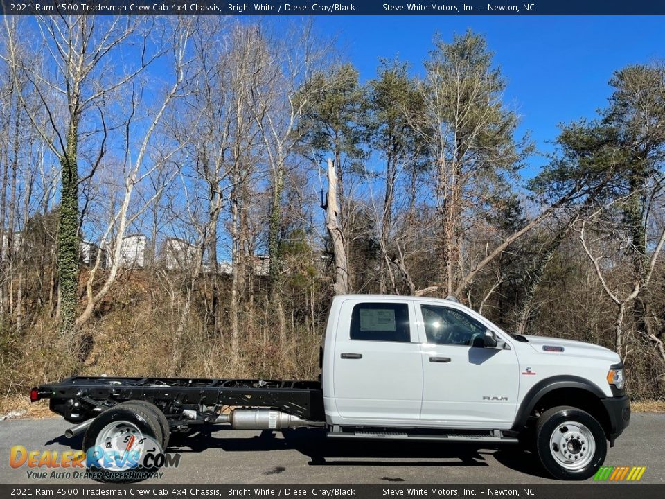 Bright White 2021 Ram 4500 Tradesman Crew Cab 4x4 Chassis Photo #5