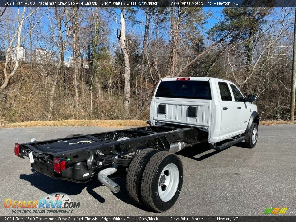 2021 Ram 4500 Tradesman Crew Cab 4x4 Chassis Bright White / Diesel Gray/Black Photo #6