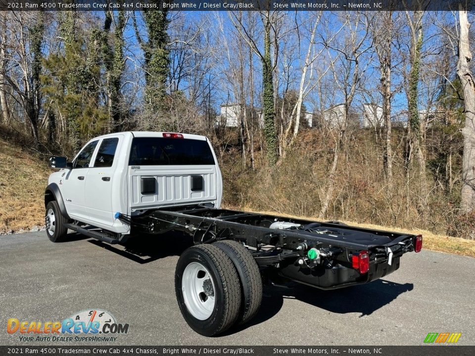 2021 Ram 4500 Tradesman Crew Cab 4x4 Chassis Bright White / Diesel Gray/Black Photo #8