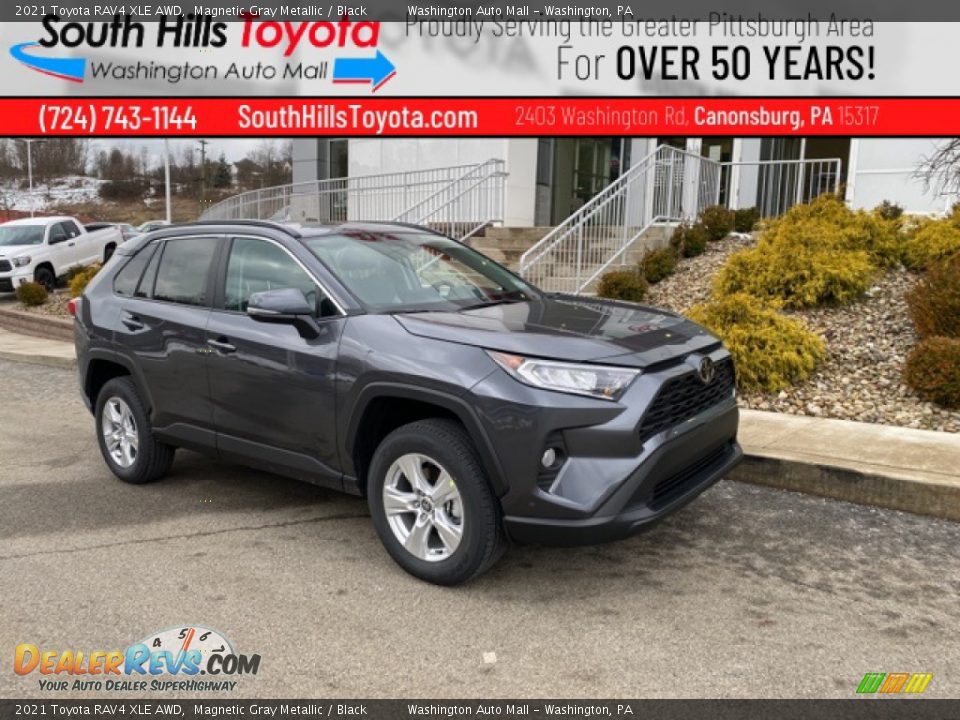 2021 Toyota RAV4 XLE AWD Magnetic Gray Metallic / Black Photo #1