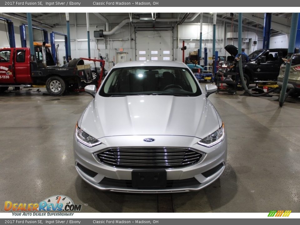 2017 Ford Fusion SE Ingot Silver / Ebony Photo #2