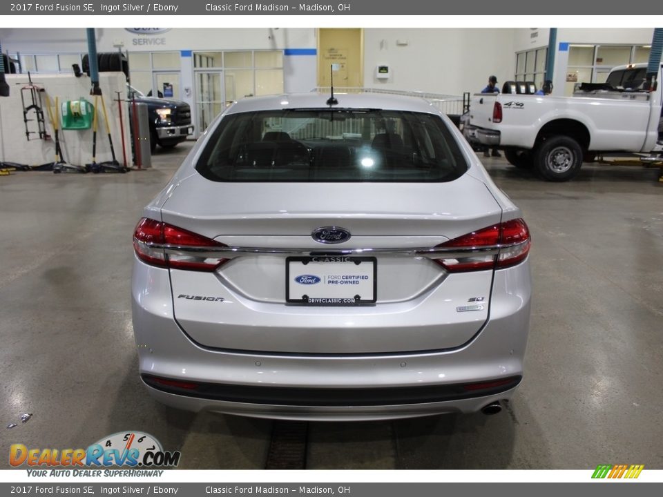 2017 Ford Fusion SE Ingot Silver / Ebony Photo #6