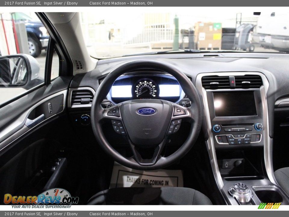2017 Ford Fusion SE Ingot Silver / Ebony Photo #8