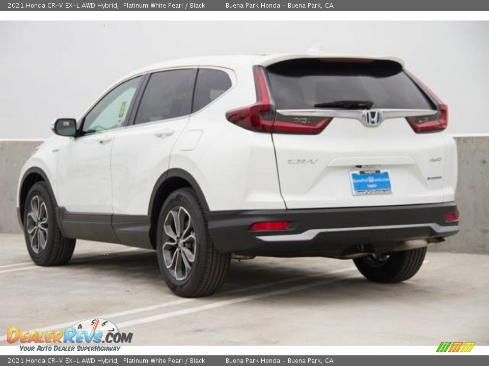 2021 Honda CR-V EX-L AWD Hybrid Platinum White Pearl / Black Photo #2