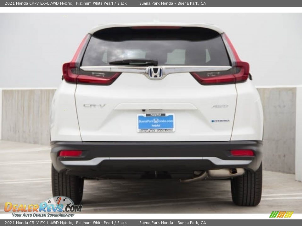 2021 Honda CR-V EX-L AWD Hybrid Platinum White Pearl / Black Photo #5