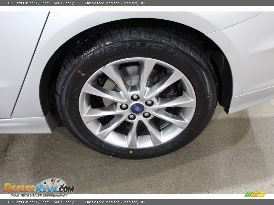 2017 Ford Fusion SE Ingot Silver / Ebony Photo #15