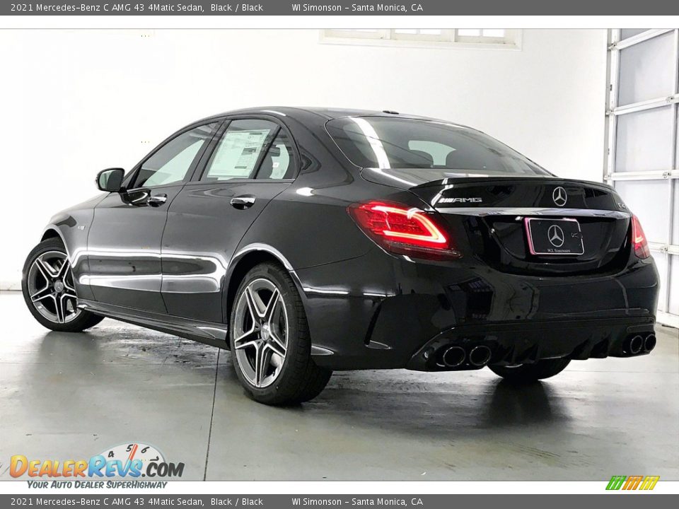 2021 Mercedes-Benz C AMG 43 4Matic Sedan Black / Black Photo #2