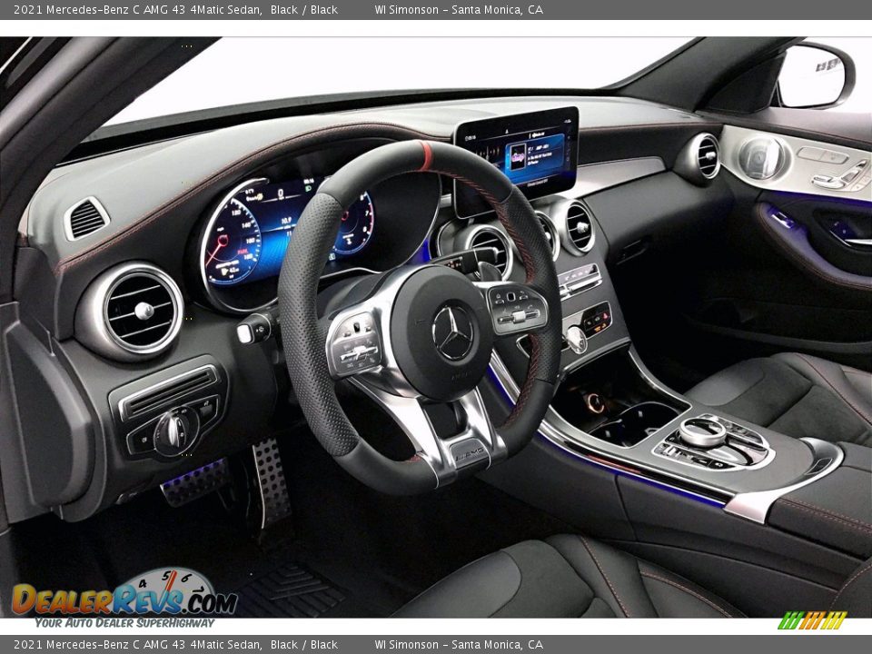2021 Mercedes-Benz C AMG 43 4Matic Sedan Black / Black Photo #4