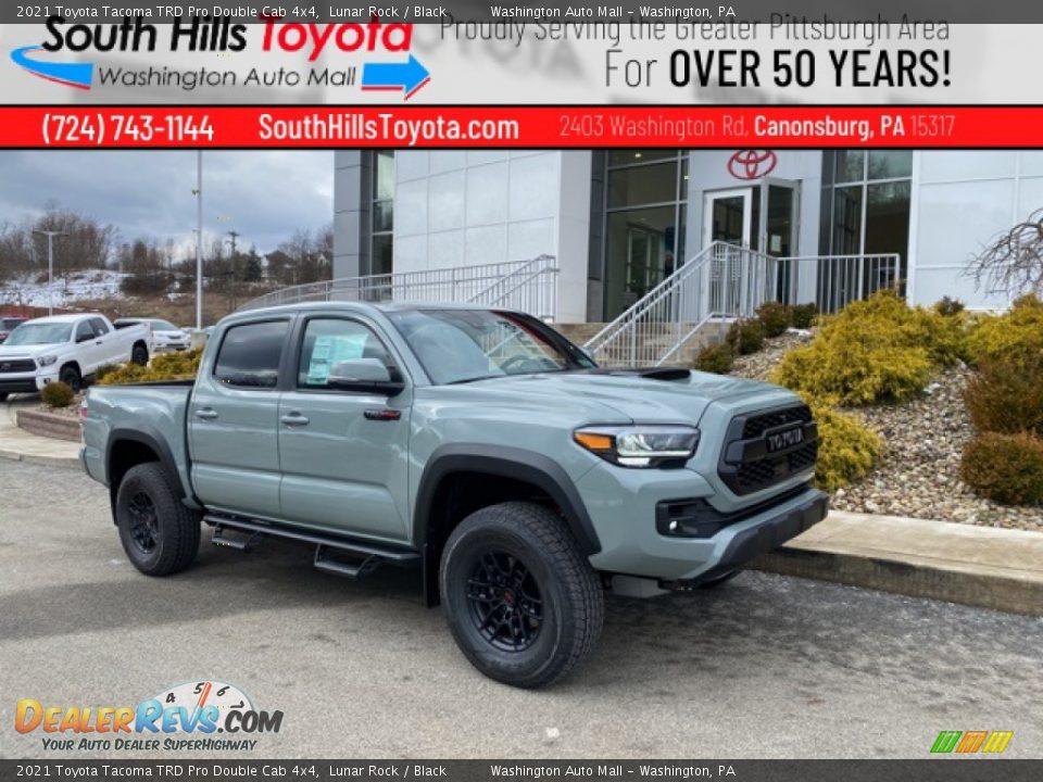 2021 Toyota Tacoma TRD Pro Double Cab 4x4 Lunar Rock / Black Photo #1