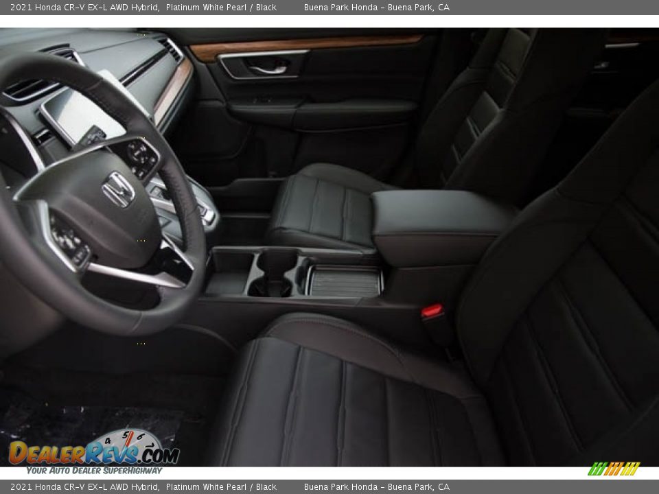 2021 Honda CR-V EX-L AWD Hybrid Platinum White Pearl / Black Photo #13