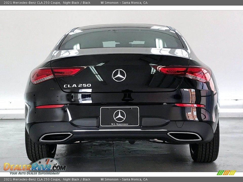 2021 Mercedes-Benz CLA 250 Coupe Night Black / Black Photo #3